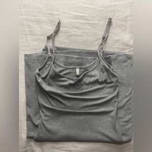 Skims Long Slip Dress